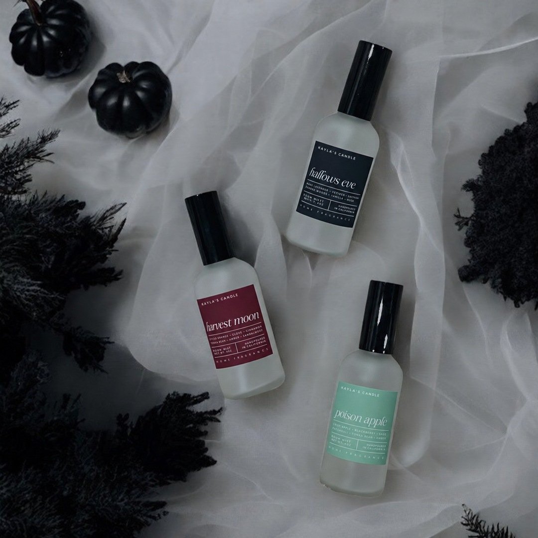 Halloween Room, Linen, + Body Sprays